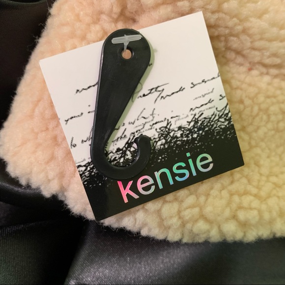 kensie NWT Sherpa Style Hat w/2.5” Brim Pale/Lt. Pink Elastic OS - Picture 9 of 10